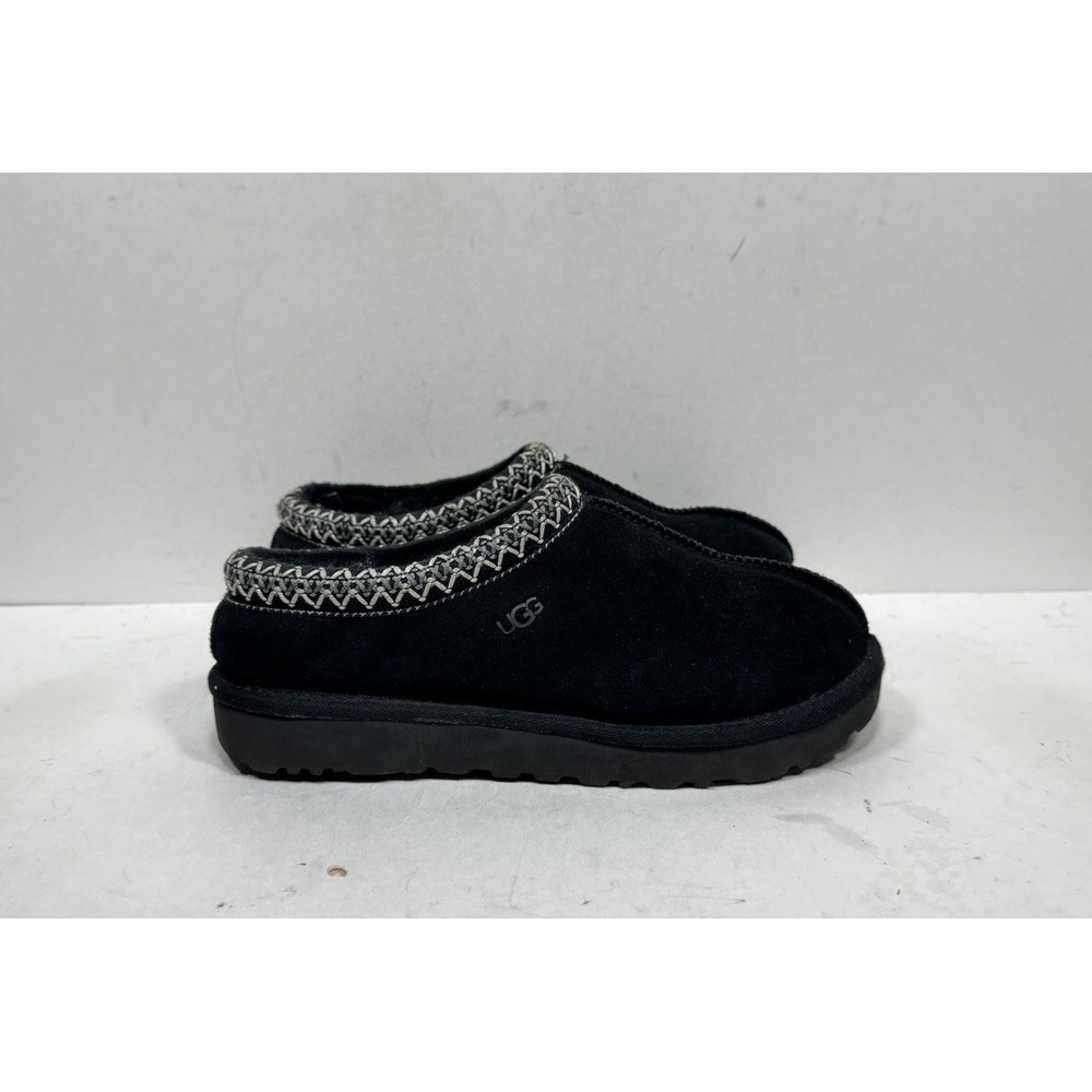 UGG Tasman Slipper Women's Size 8 Black Suede Slippers 5955